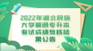 2022年湖北民族大學(xué)普通專(zhuān)升本考試成績(jī)復(fù)核結(jié)果公告