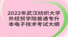 2022年武漢紡織大學(xué)外經(jīng)貿(mào)學(xué)院普通專升本電子技術(shù)考試大綱