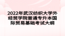 2022年武漢紡織大學(xué)外經(jīng)貿(mào)學(xué)院普通專升本國(guó)際貿(mào)易基礎(chǔ)考試大綱